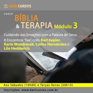 Curso Bíblia e Terapia Módulo III – 25/06 – SÁBADOS e TERÇAS